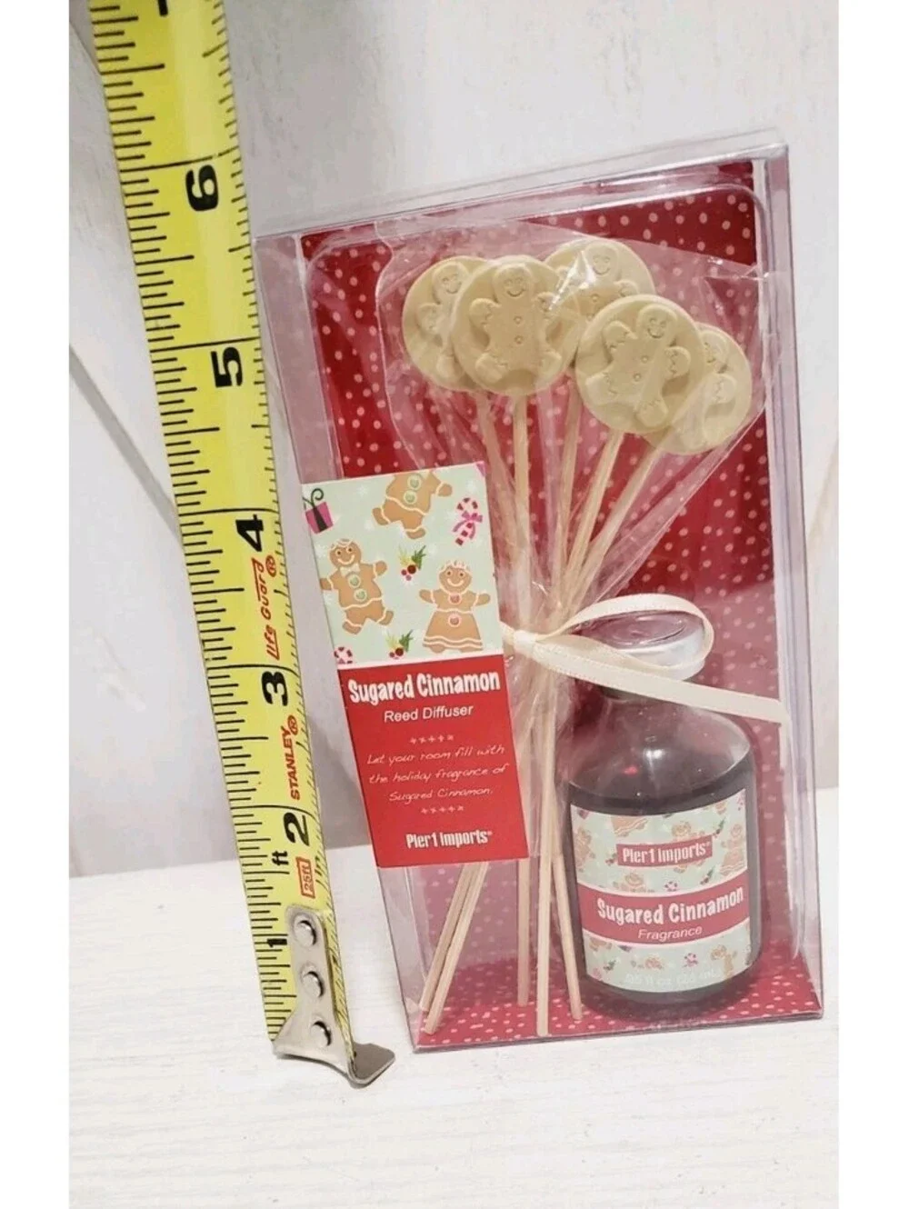 Pier 1 Imports Reed Diffuser Sugared Cinnamon Fragrance 0.95 fl oz New NOS
